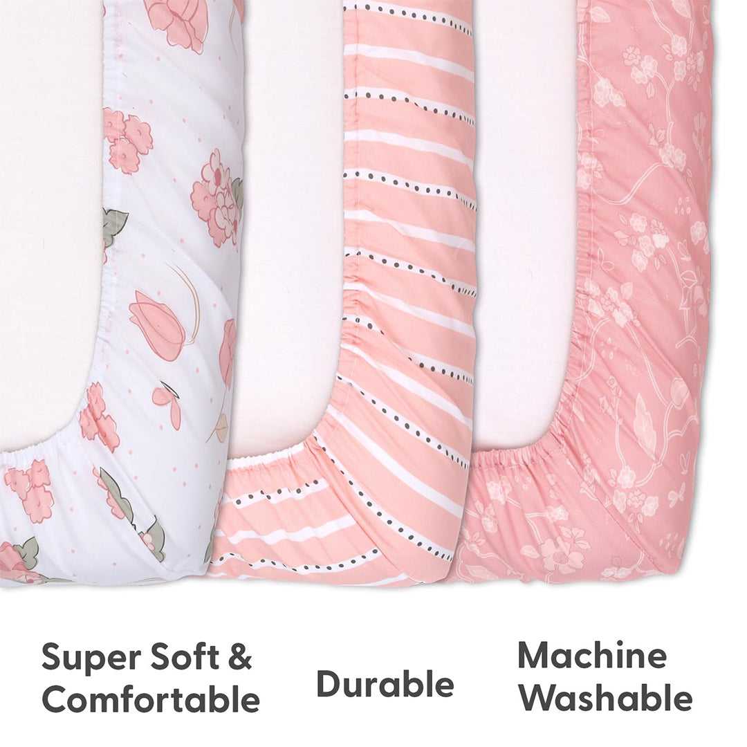 Wildest Dreams Baby Girl Changing Pad Covers Set of 3 - Image 3