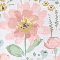 Wildflower 4 Piece Organic Cotton Baby Crib Bedding Set for Girls - Image 8