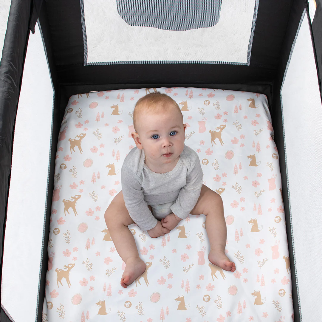 Woodland Floral Playard Mini Crib Sheets, 3-Pack - Image 5