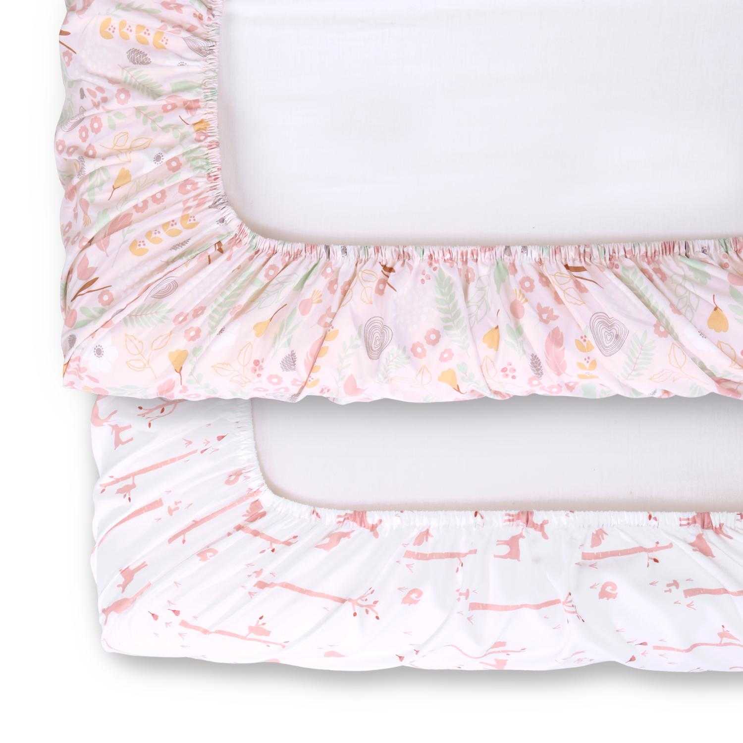 Woodland and Whimsy 2-Pack Crib Sheet Set - Image 4