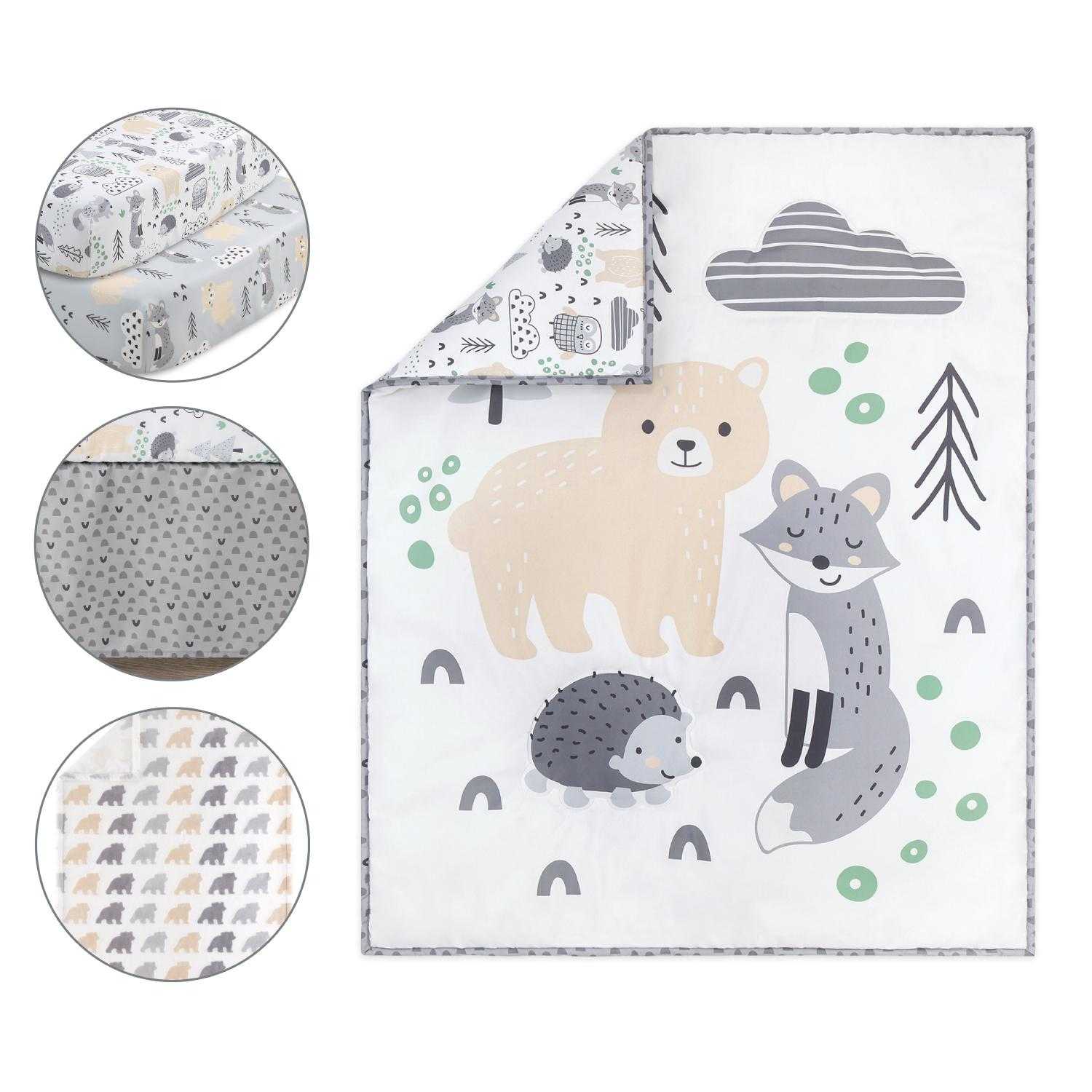 Woodscape 5-Piece Crib Bedding Set - Image 2