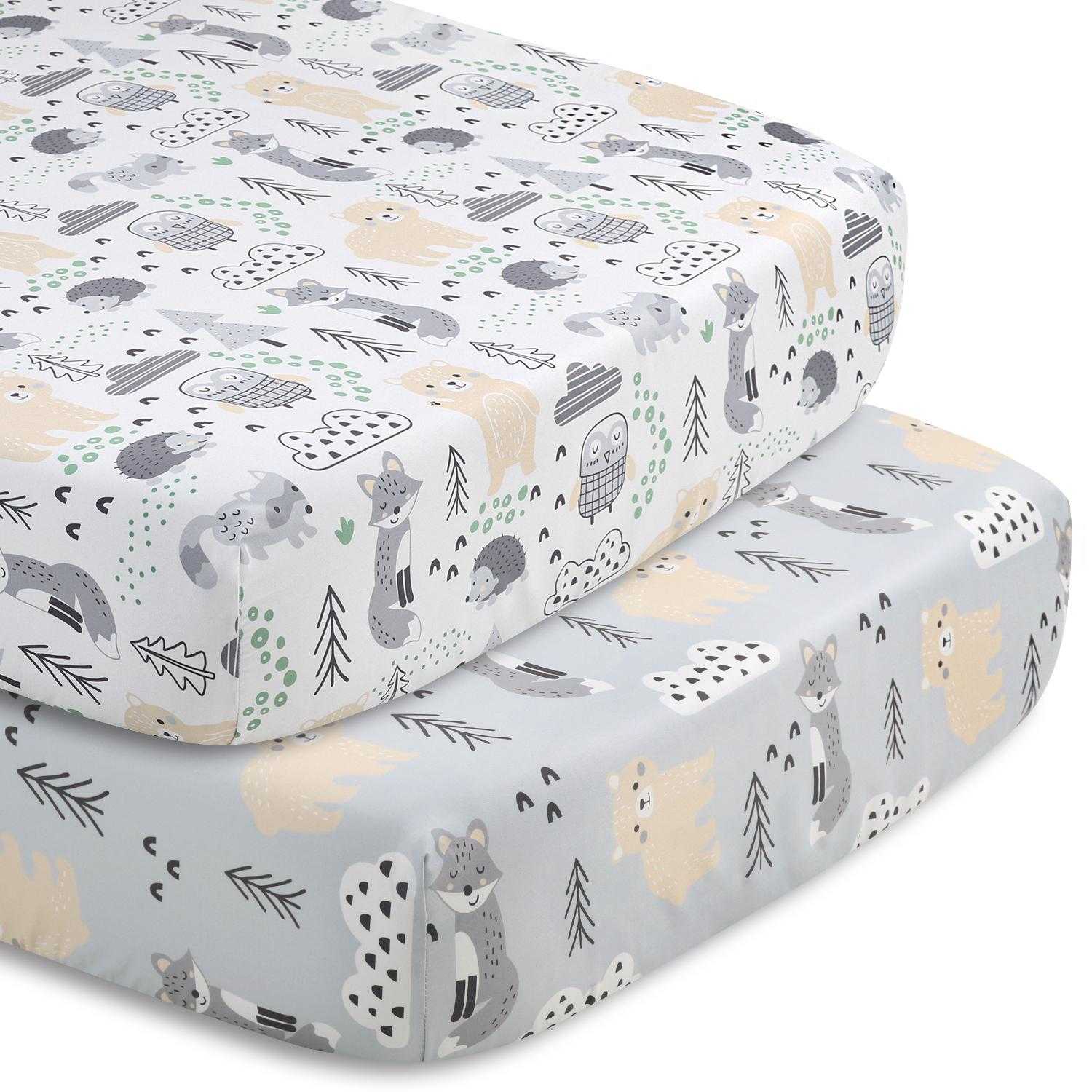Woodscape 5-Piece Crib Bedding Set - Image 3