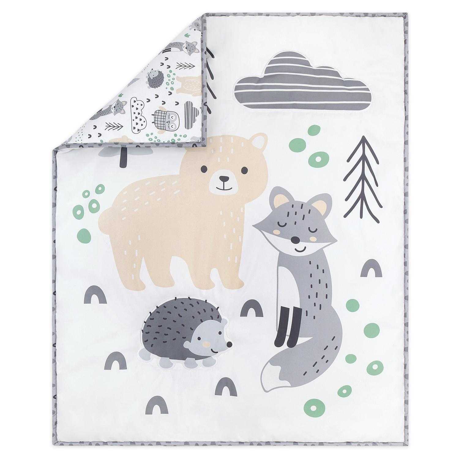 Woodscape 5-Piece Crib Bedding Set - Image 5